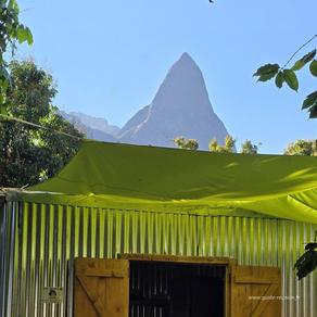 Snack chez Pifane Cernot et montagne à l'îlet des lataniers