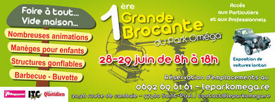 Première grande brocante du park omega