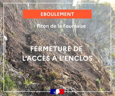 Voici un aperçu de l'éboulement en image