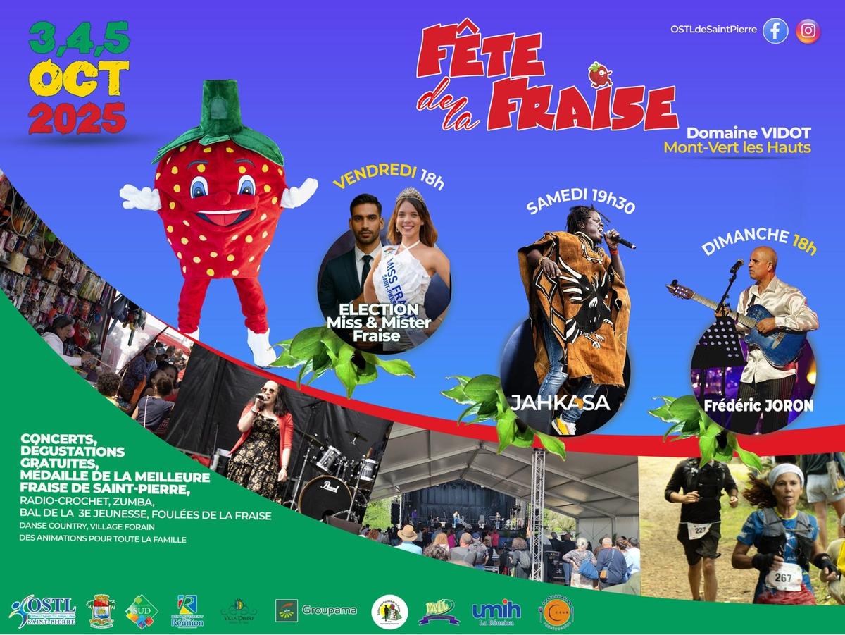 Fête de la Fraise - Affiche 2025