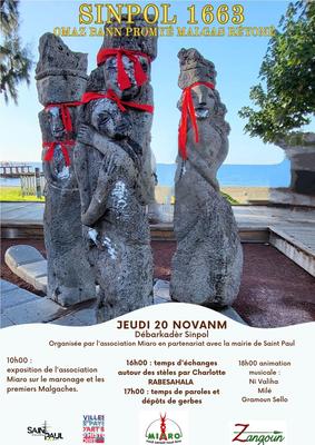 Hommage aux premiers malgaches - Association Miaro - Saint-Paul - La Réunion (974)