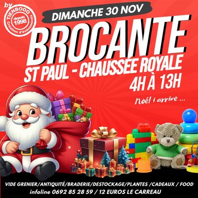 Brocante Chaussée Royale à Saint-Paul