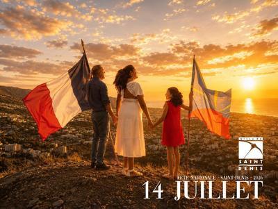 Fête nationale 14 juillet à Saint-Denis de La Réunion