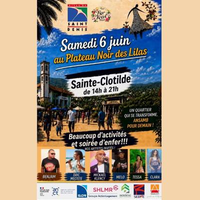 Fête dans le quartier de Sainte-Clotilde - Saint-Denis La Réunion