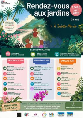 Rendez-vous aux jardins à Sainte-Marie