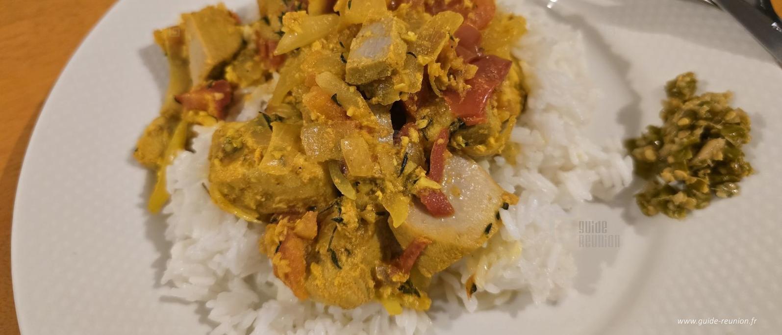 Cari de Thon - Recette de La Réunion