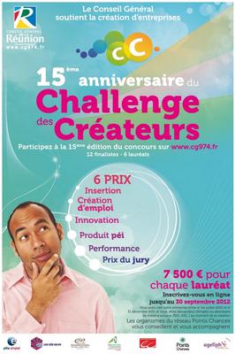 Affiche du Challenge des créateurs 2012