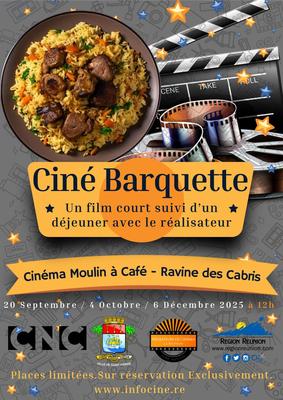 Ciné Barquette : cinéma court + repas avec à La Réunion