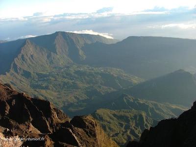 Vue depuis le Piton des Neiges à La Réunion