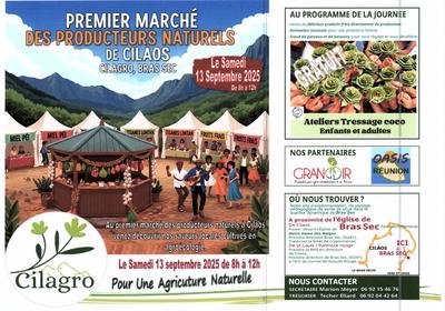 Marché producteurs et artisans à Cilaos