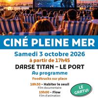 Cinéma en plein air à la Darse Titan du Port