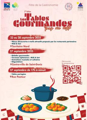 Les Tables Gourmandes - Fête de la gastronomie à Saint-Denis