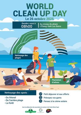 World Clean Up Day à L’Étang-Salé-les-Bains World Clean Up Day à L’Étang-Salé-les-Bains