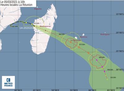 Pré-alerte jaune cyclonique en cours - Dépression 14-20202021