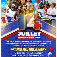 Fête nationale à Saint-Benoît - Feu d'artifice au programme