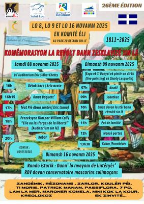 Lanmouniman Lanmouniman – Komémorasyon la révolt bann zesklavizé Sin Lé