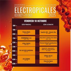 Programme Electropicales - Le vendredi