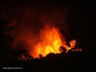 Eruption volcanique à La Réunion