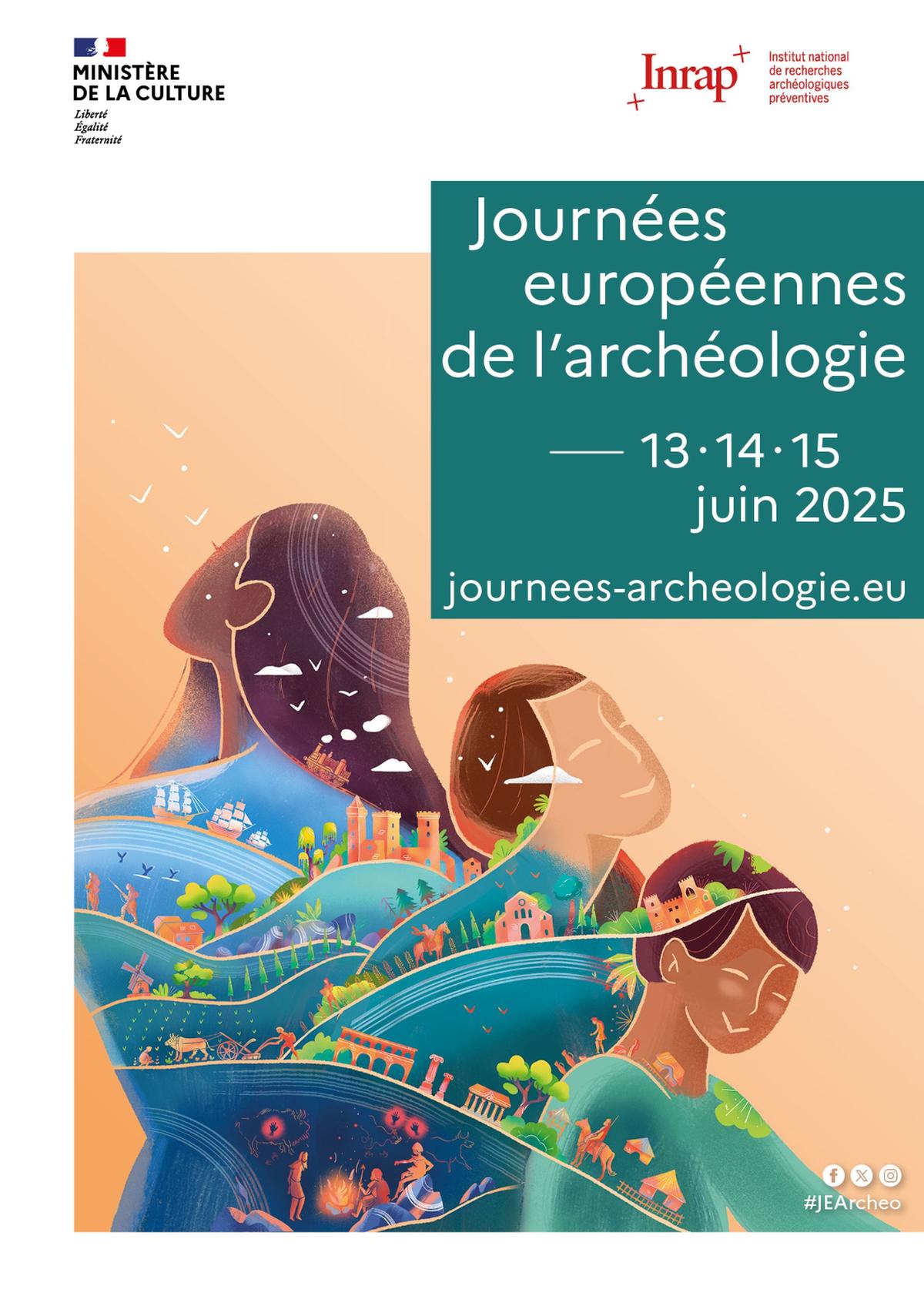 Journées européennes de l'archéologie à La Réunion Journées européennes de l'archéologie à La Réunion - Affiche
