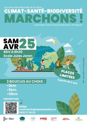 Marche pour la Terre à La Possession