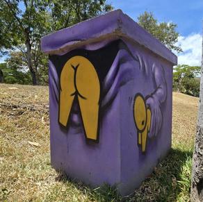 Street Art au parc Boisé - Le Port - La Réunion (974)