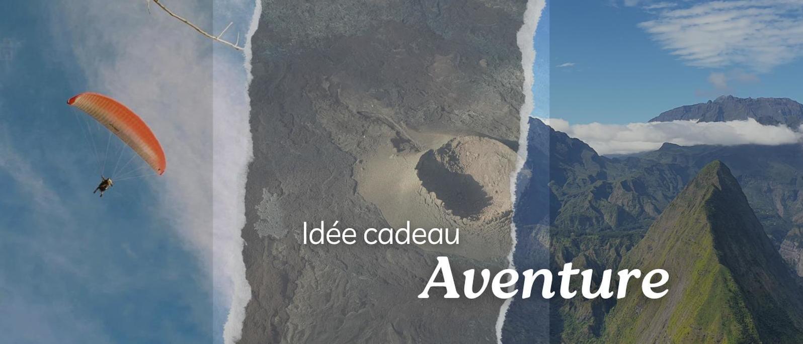 Idée de cadeau à La Réunion : parapente, rando, ulm, canyon, ...