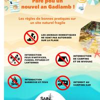 Jour de l'an sur les plages de l'Ouest