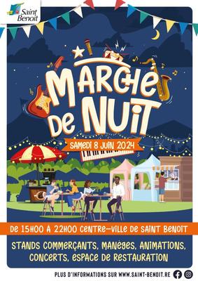 Marché de nuit - Saint-Benoît - La Réunion