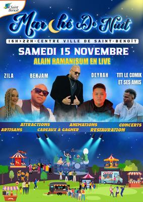 Marché de nuit - Saint-Benoît - La Réunion