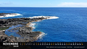 Calendrier Novembre 2019 - Ile de la Réunion
