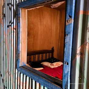 Chambre dans gîte aux Lataniers dans le cirque de Mafate