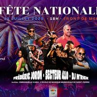 Fête nationale et feu d'artifice à Saint-Pierre