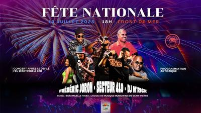 Fête nationale et feu d'artifice à Saint-Pierre