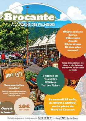 Brocante à La Plaine des Palmistes