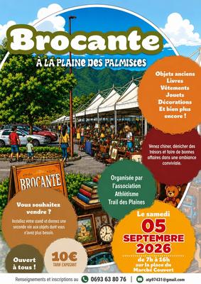 Brocante à La Plaine des Palmistes