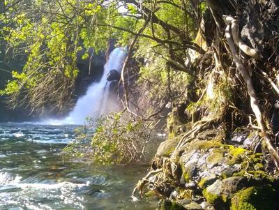 Cascade Jacqueline sur la rivière Langevin à La Réunion