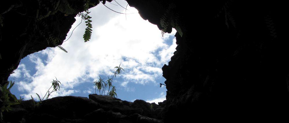 Tunnel de lave coulée 2004 - Sainte Rose - La Réunion (974)