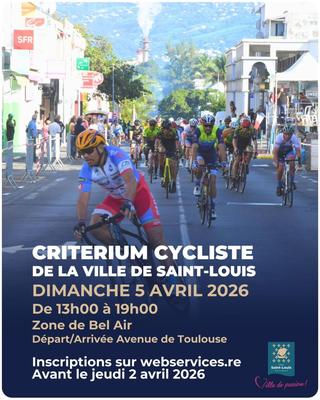 Critérium cycliste à Saint-Louis (974)