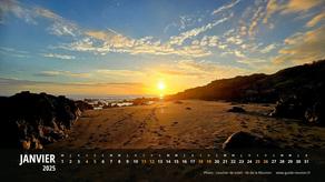 Calendrier Janvier 2025 - Île de la Réunion