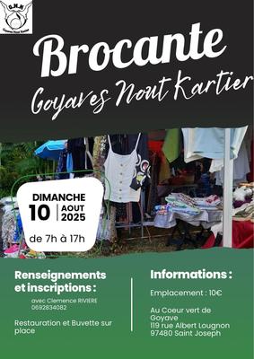 Brocante à Saint-Joseph