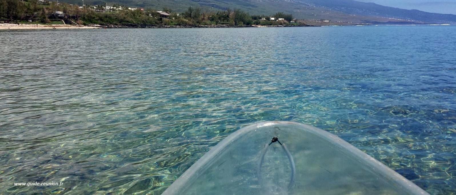 Kayak Transparent à La Réunion