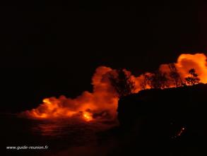 Photo d'éruption - Ile de la Réunion