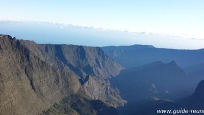 Survol des cirques de La Réunion en ULM