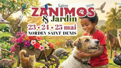 Salon Zanimos - Nordev - Saint-Denis de La Réunion (Affiche)