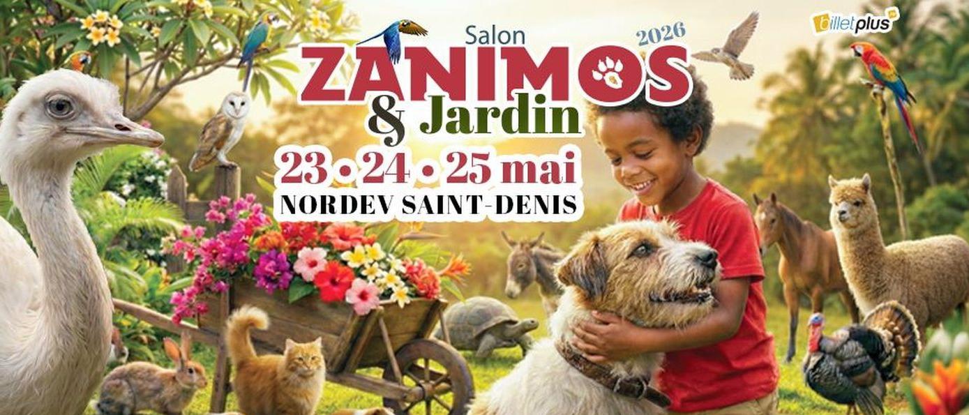 Salon Zanimos - Nordev - Saint-Denis de La Réunion (Affiche)