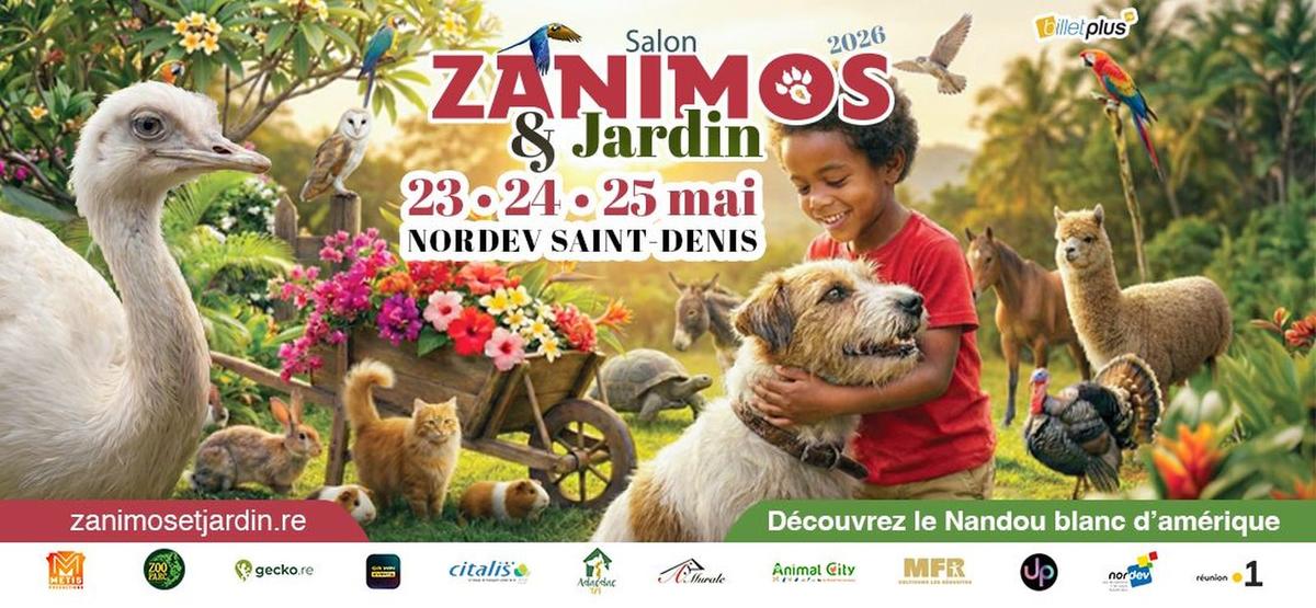 Salon Zanimos - Nordev - Saint-Denis de La Réunion (Affiche)