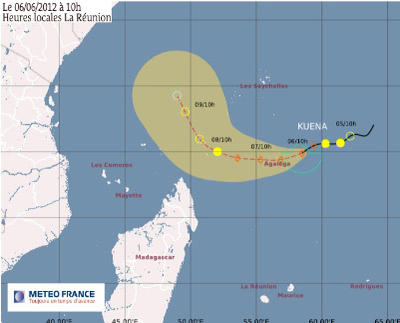 Kuena : le 11ème système tropical baptisé