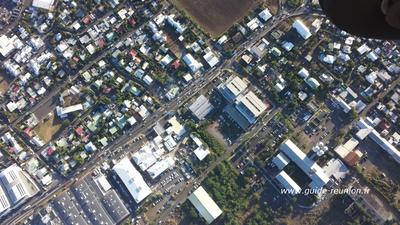 Vue aérienne d'un quartier de Saint-Paul de la Réunion
