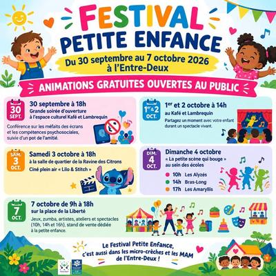 Festival Petite Enfance - L’Entre-Deux - La Réunion