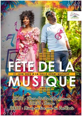 Affiche Fête de la musique à Saint-Philippe Fête de la musique à Saint-Philippe
